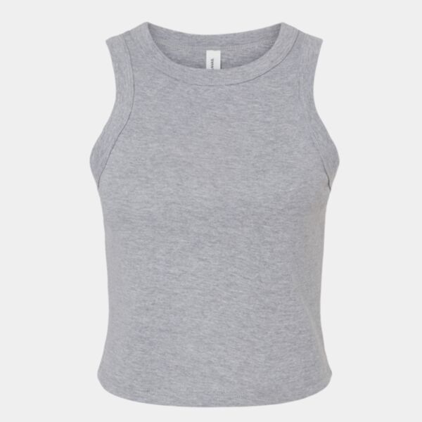 Women's Micro Rib Racer Tank Thumbnail