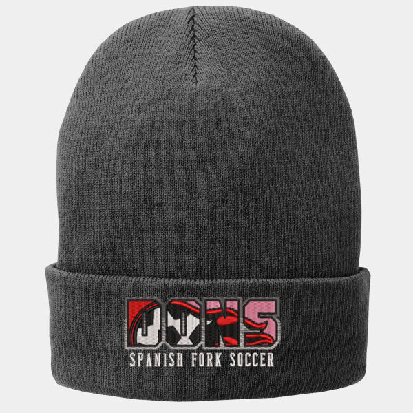 SFHS Soccer - Fleece Lined Knit Cap Thumbnail